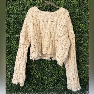 Zara Kids Knit Beige Sweater